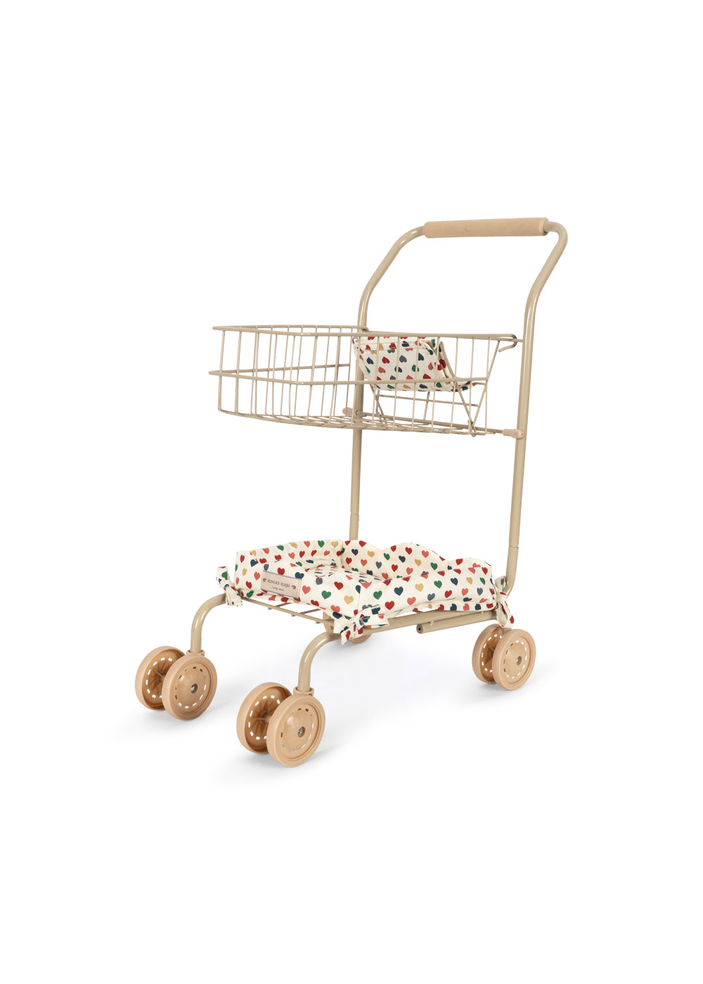 Konges Sløjd Supermarket shopping trolley - With doll seat - Ma Grande Cerise Pink Glitter