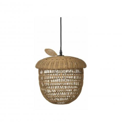 KidsDepot Rattan Hanging Lamp Ø 30 cm Veda