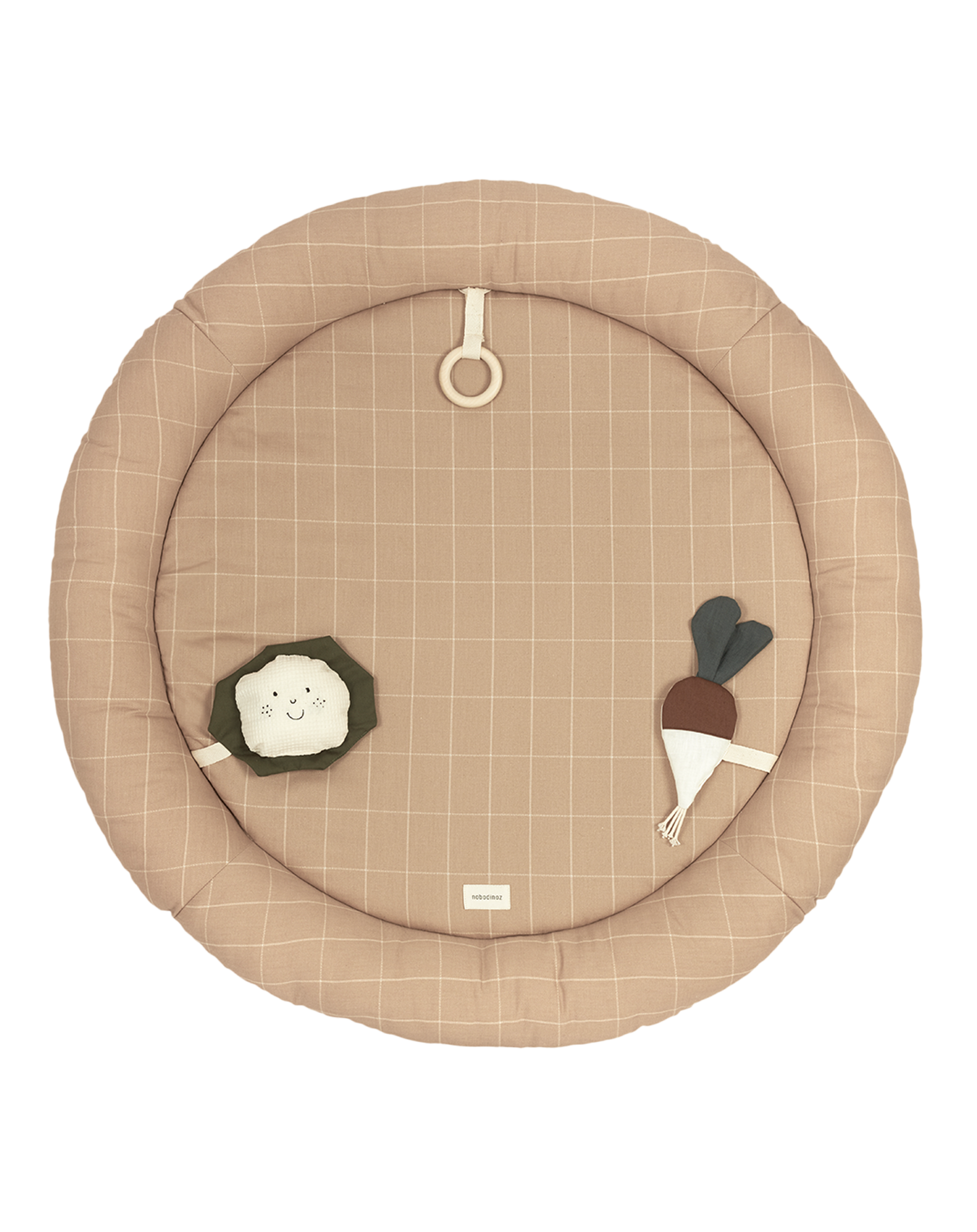 Nobodinoz Rond sensorisch activiteitennest - Ø100xH8cm - Veggies