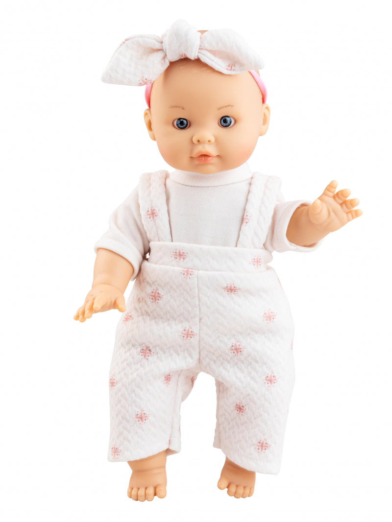 Paola Reina Andy Primavera Amparo poupée bébé garçon marron aux yeux marron 27cm