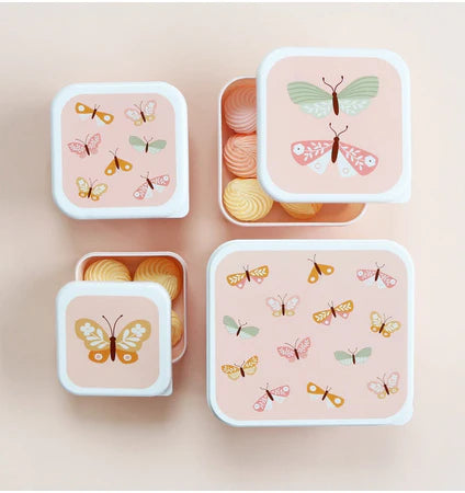 Eine kleine schöne Firma Back to School Set - Trinkflasche XL Edelstahl/Bentobox - Freude