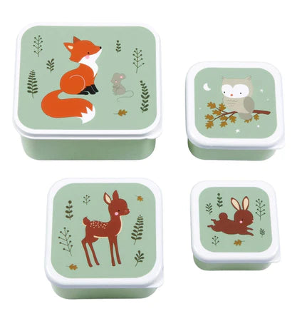 Eine kleine schöne Firma Back to School Set - Trinkflasche XL Edelstahl/Bentobox - Freude