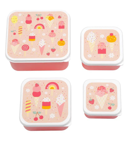 Eine kleine schöne Firma Back to School Set - Trinkflasche XL Edelstahl/Bentobox - Freude