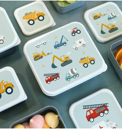 Eine kleine schöne Firma Back to School Set - Trinkflasche XL Edelstahl/Bentobox - Freude