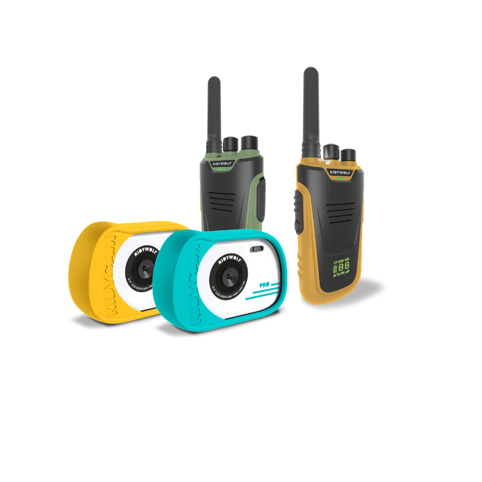 Kidywolf Pack Discovery - Camera's, Walkietalkie - Oranje/Cyaan/Groen