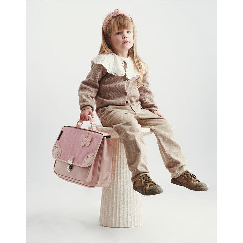 Caramel & Cie Kleuterboekentas Pink Oxford Small - Roze