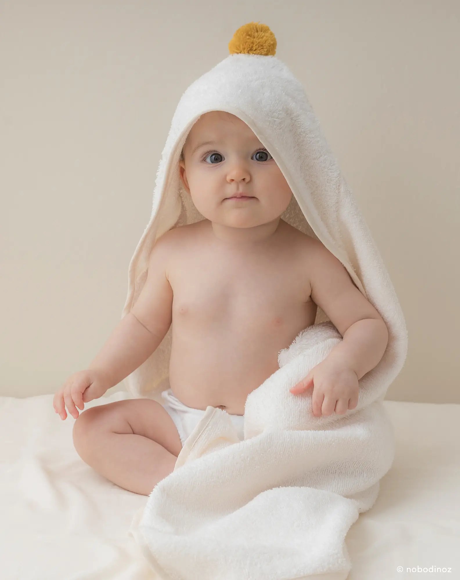 Nobodinoz So Cute Badcape - 73x73cm - Natural