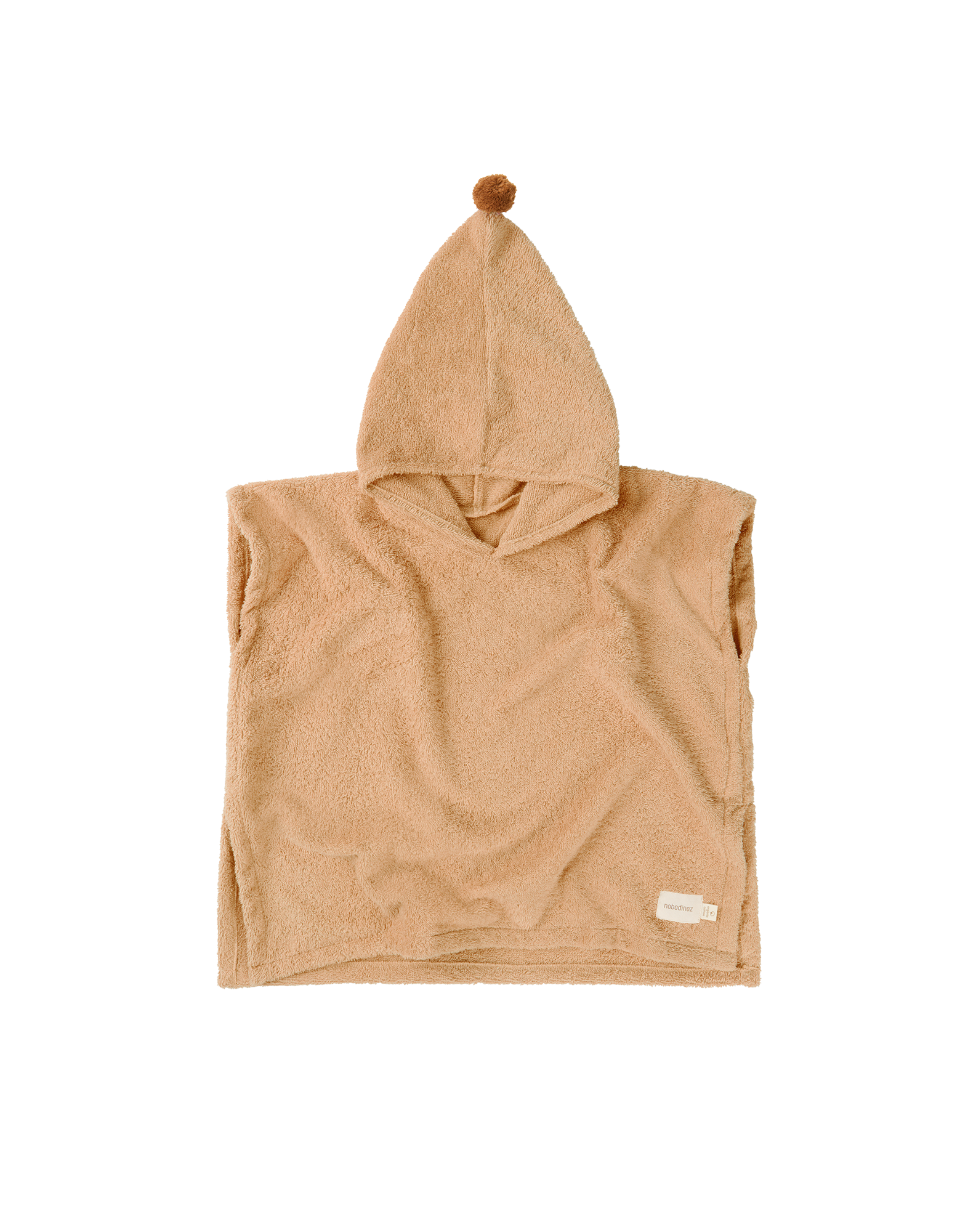 Nobodinoz So Cute Badponcho - 3-5 jaar - 55x58cm - Camel