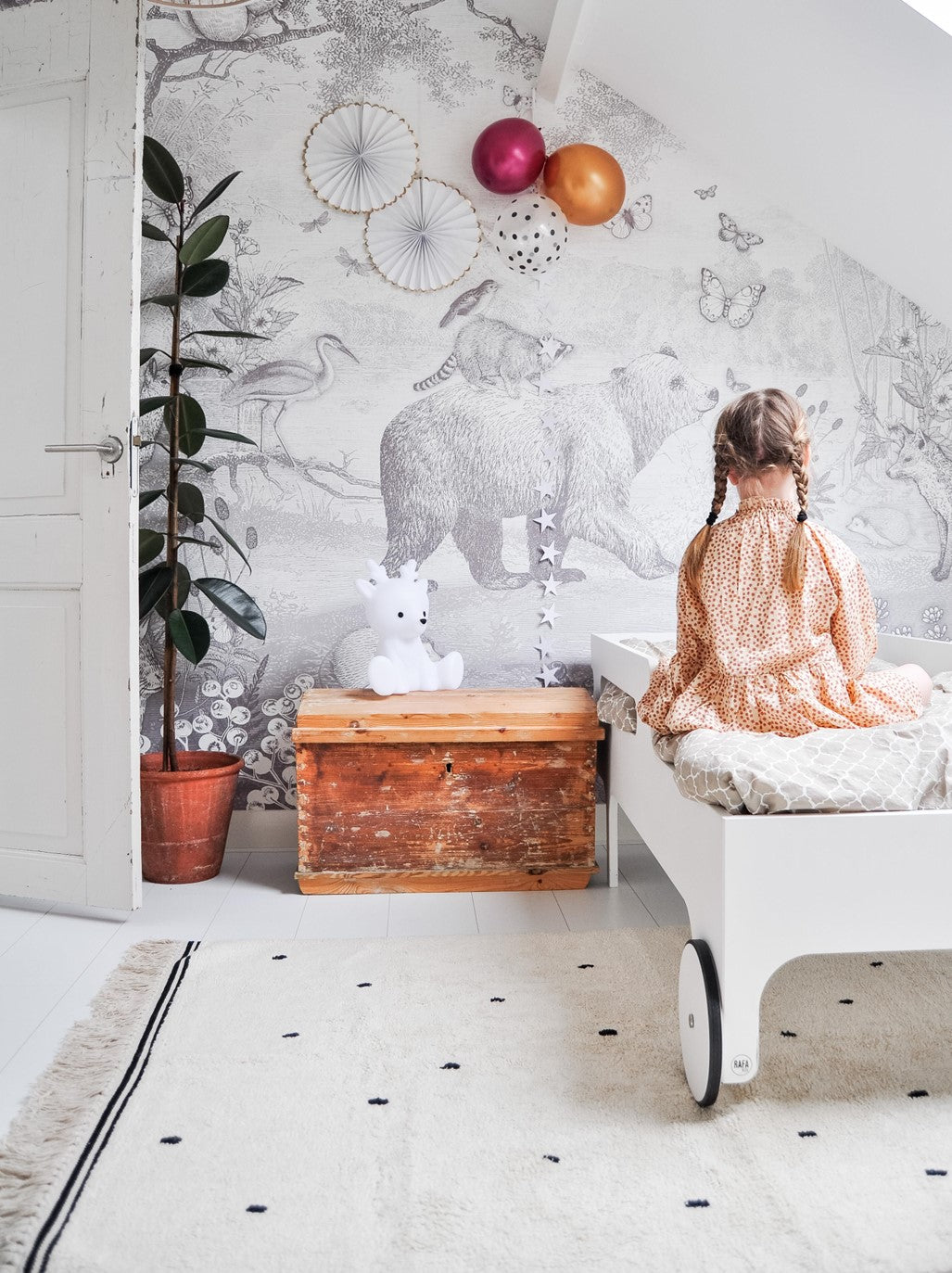 Tapis Petit Raging Elephant - Ø130cm - beige
