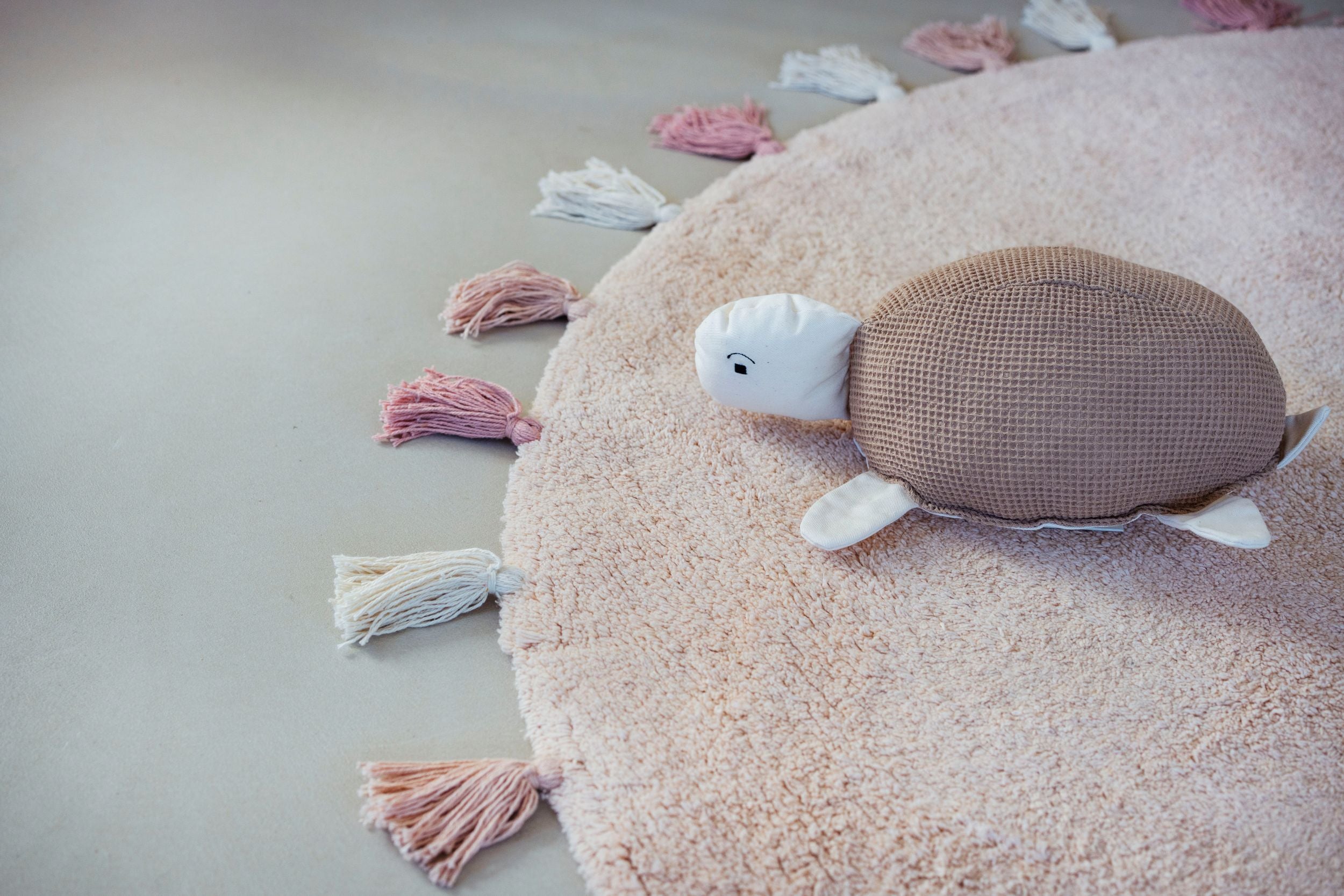 Tapis Petit Rug Elephant - Ø130cm - Beige