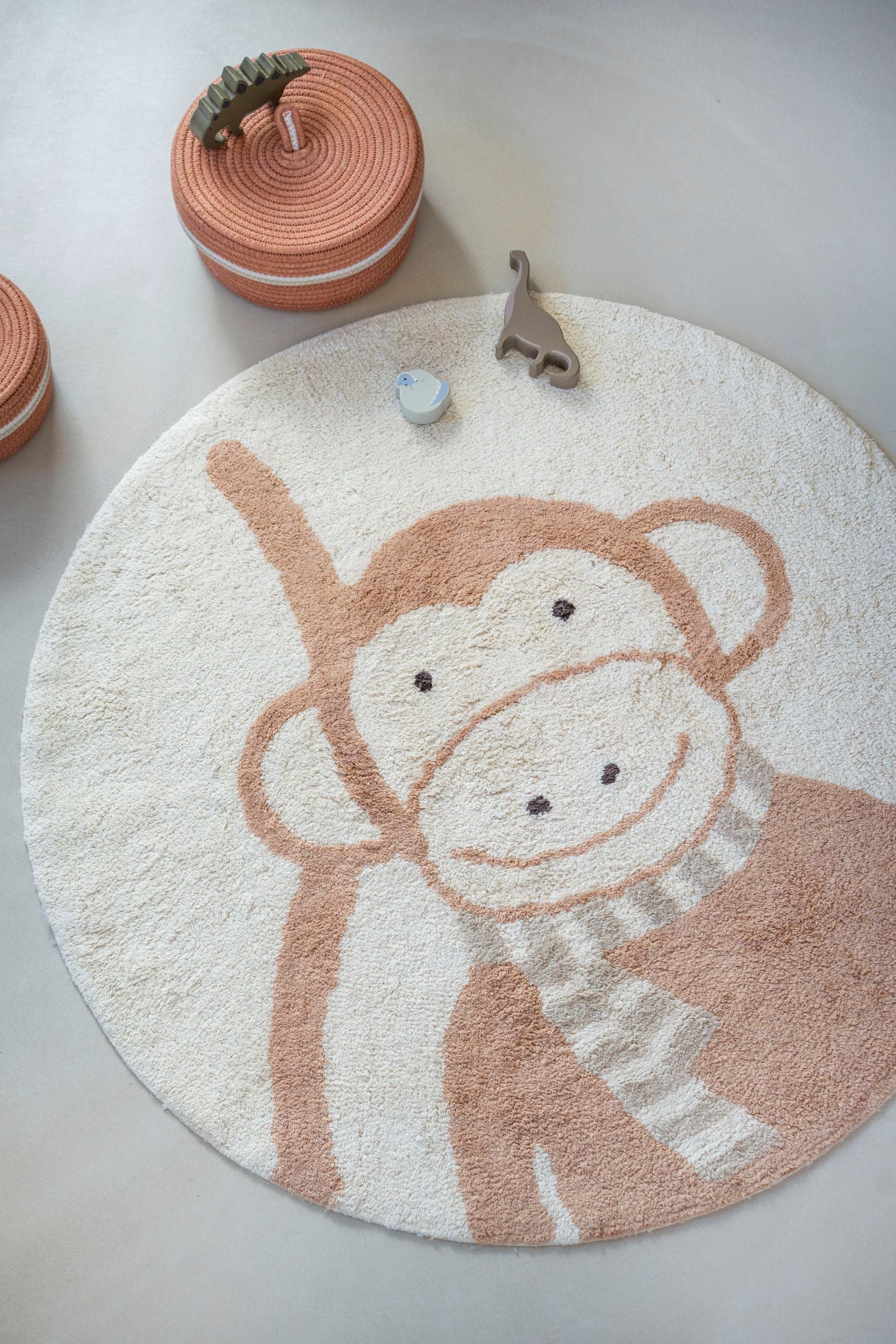 Tapis Petit Rug Elephant - Ø130cm - Beige