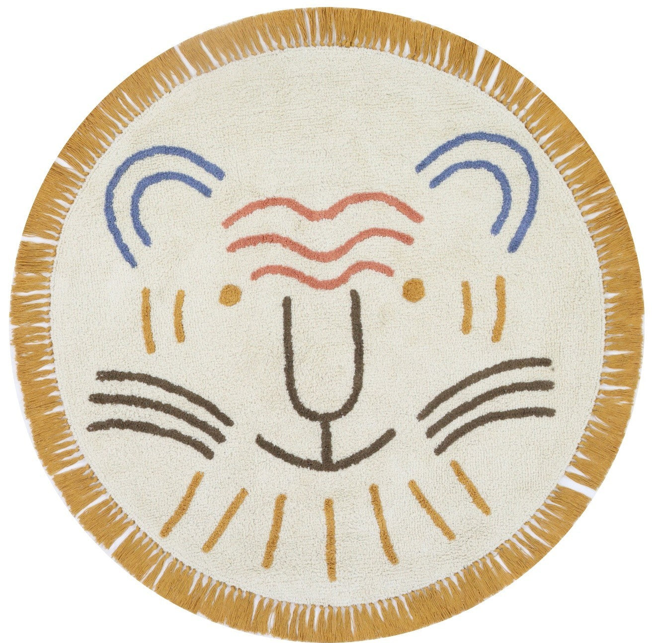 Tapis Petit Raging Elephant - Ø130cm - beige