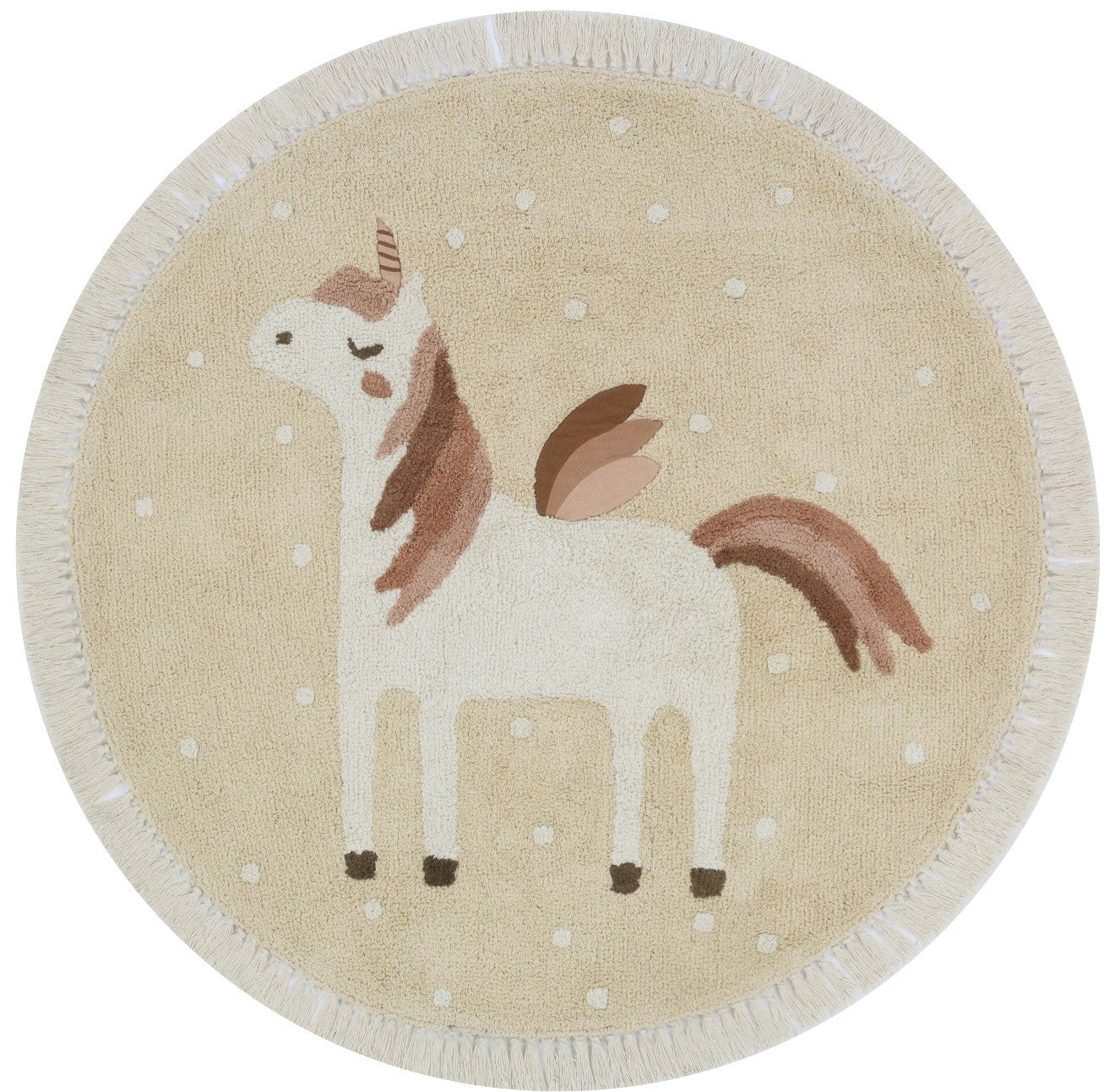 Tapis Petit Raging Elephant - Ø130cm - beige