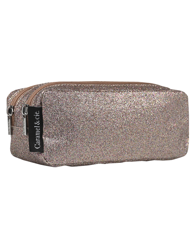 Caramel &amp; Cie Pencil case double Copper sequins