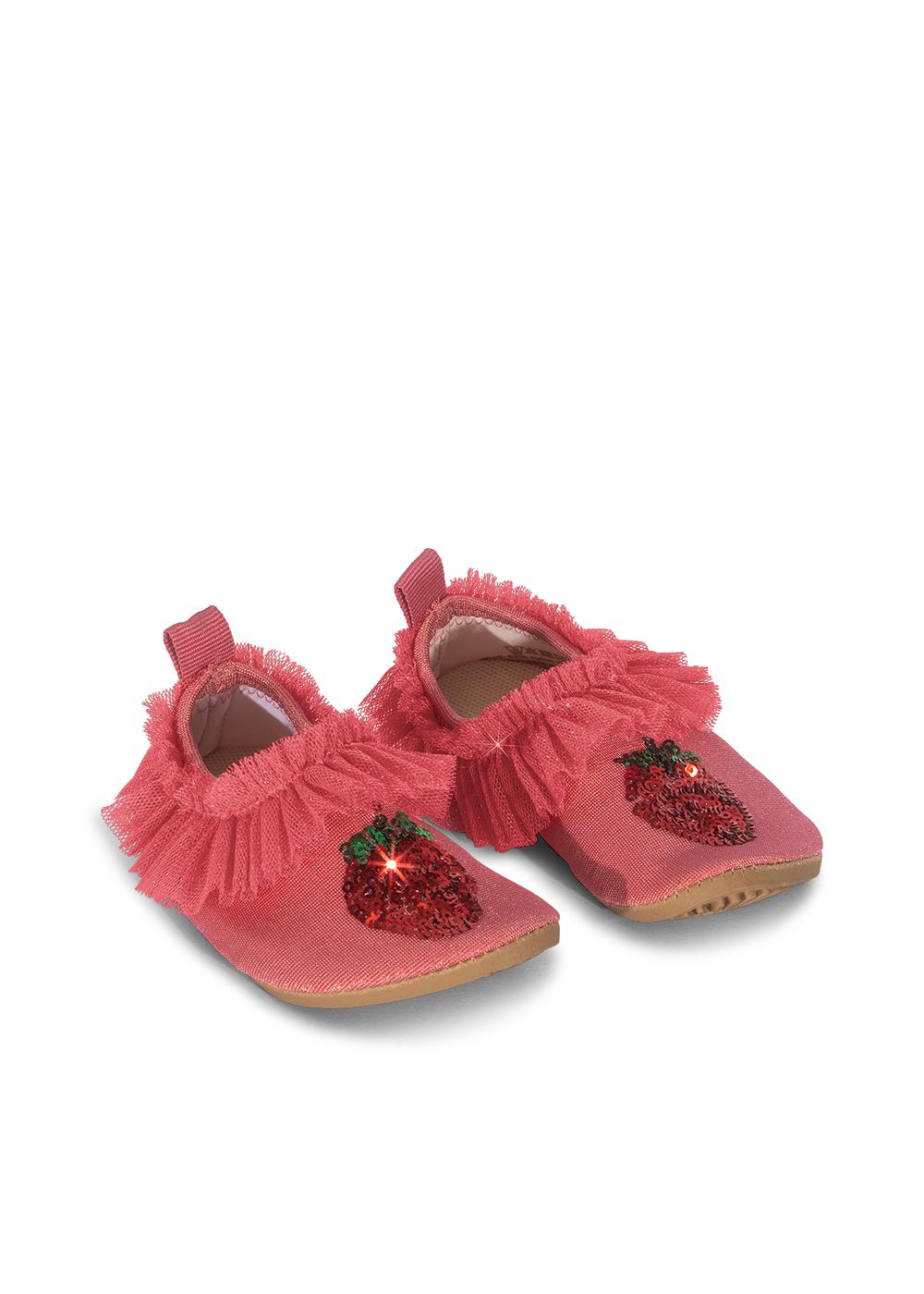 Konges Sløjd Amandine Swim Frill Shoes - Zwemschoenen/Turnpantoffel Antislip - Rapture Rose