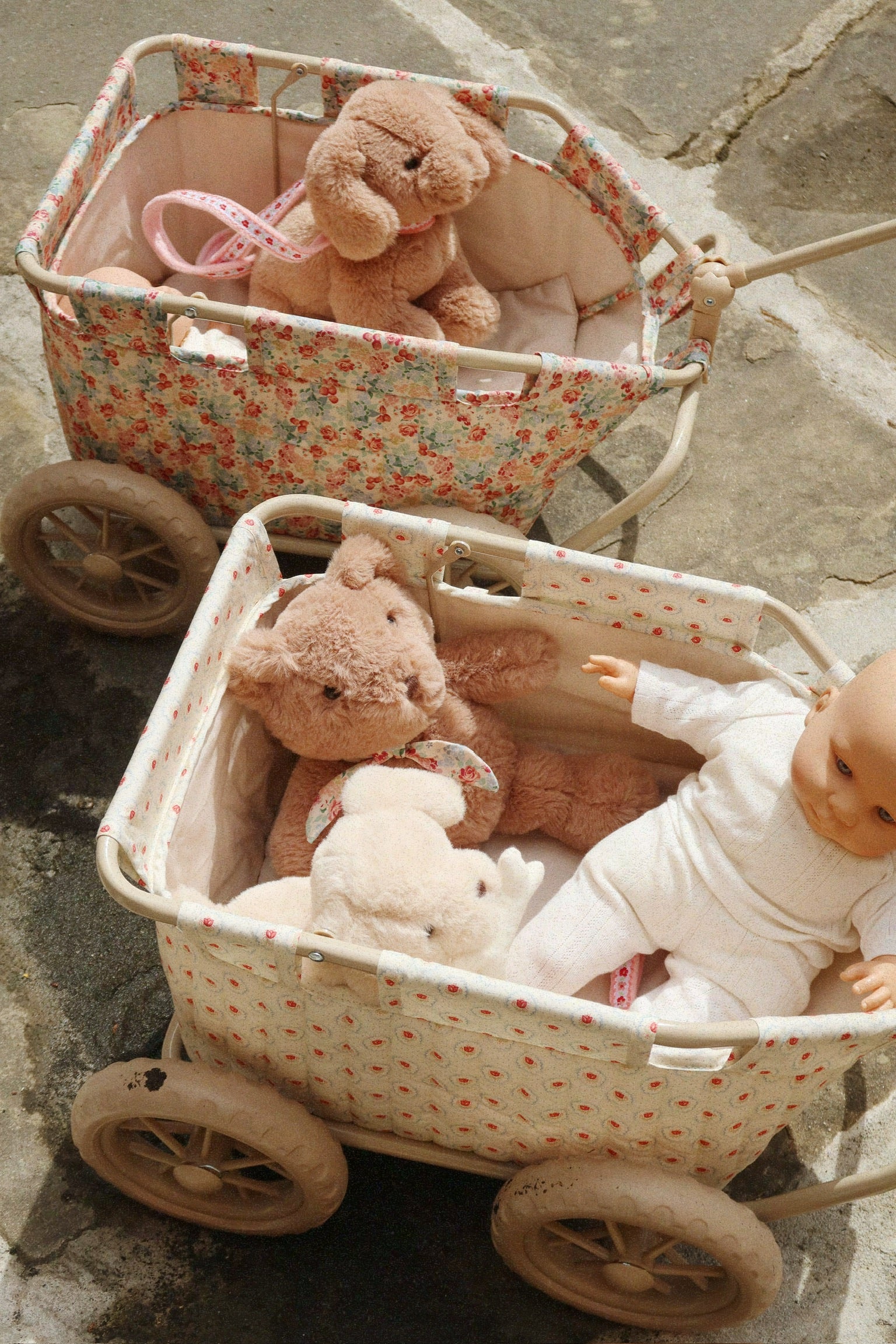 Konges Sløjd Poppenwagen/Stroller Wagon - Met Handvat - Mirage