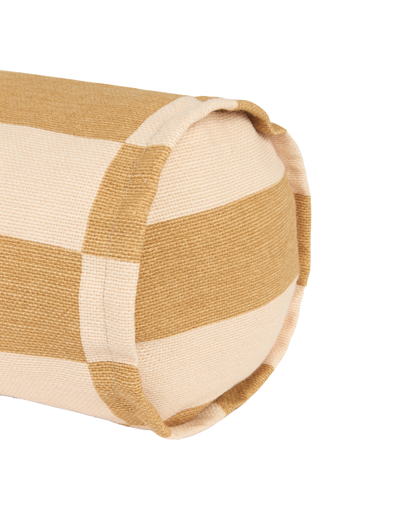 Nobodinoz Vibes Cilinderkussen - Ø18x50cm - Mustard and Sand Tiles