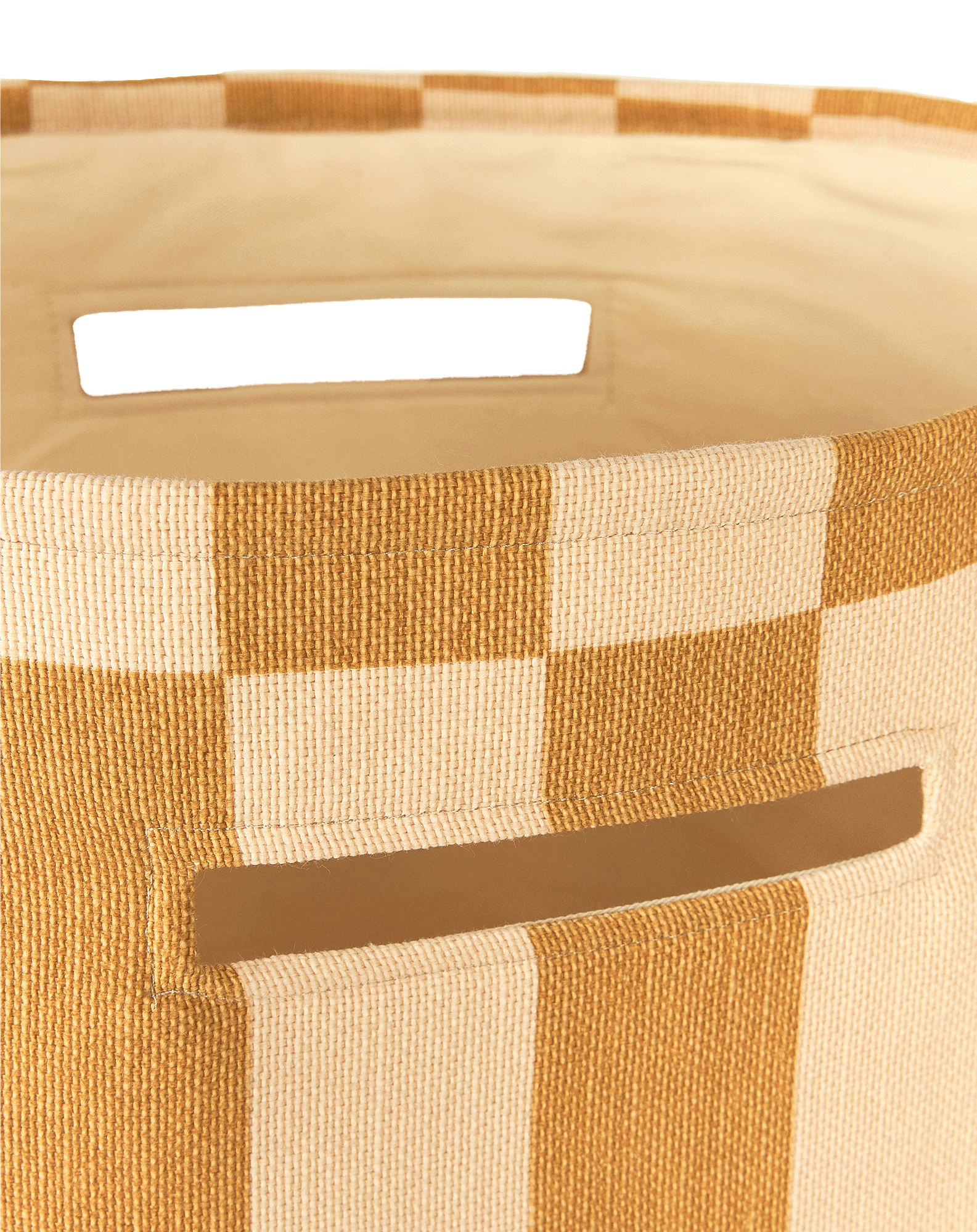 Nobodinoz Aufbewahrungskorb Vibes – 44 x 56 x 28 cm – Senf- und Sandfliesen