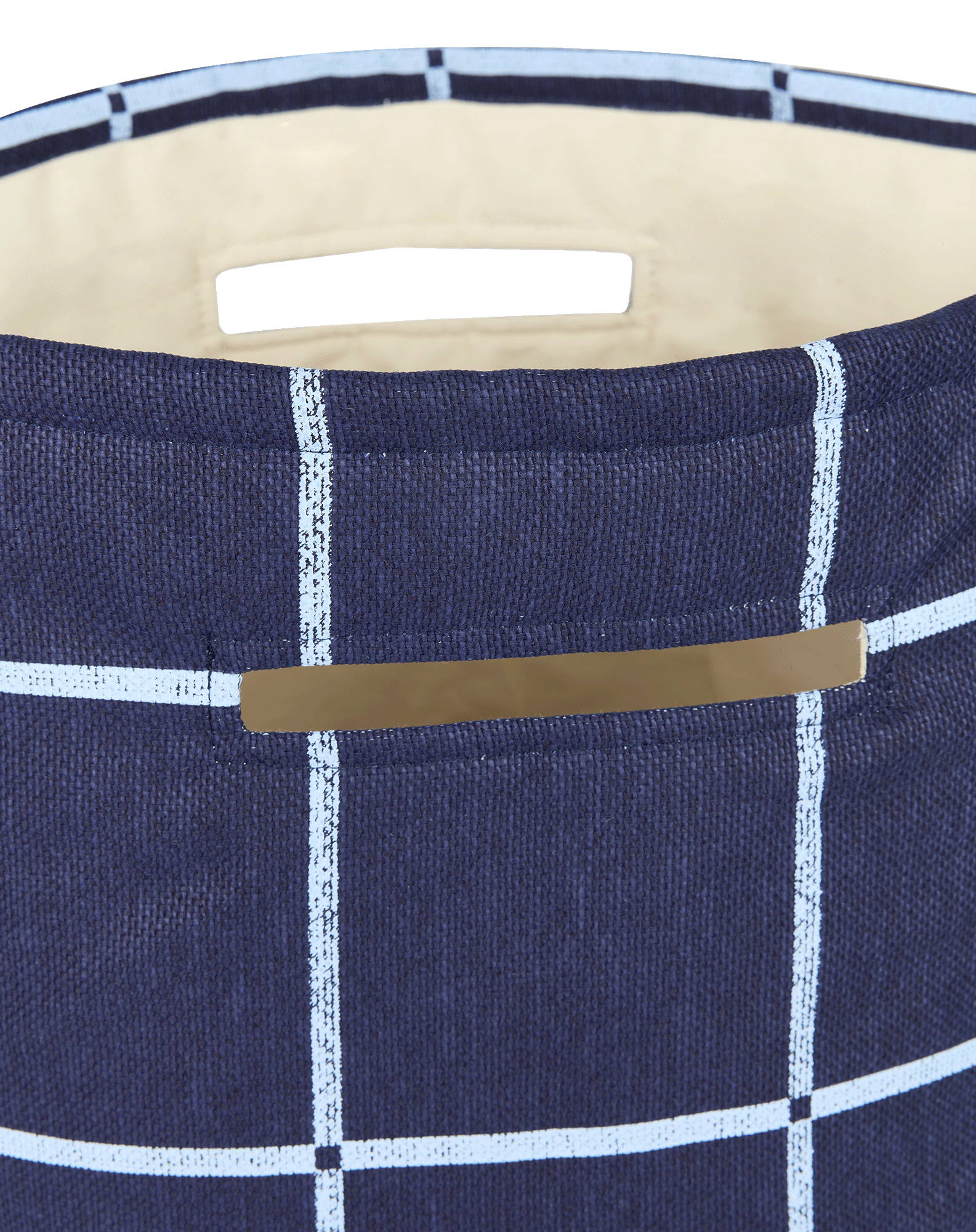 Nobodinoz Aufbewahrungskorb Vibes – 44 x 56 x 28 cm – Senf- und Sandfliesen