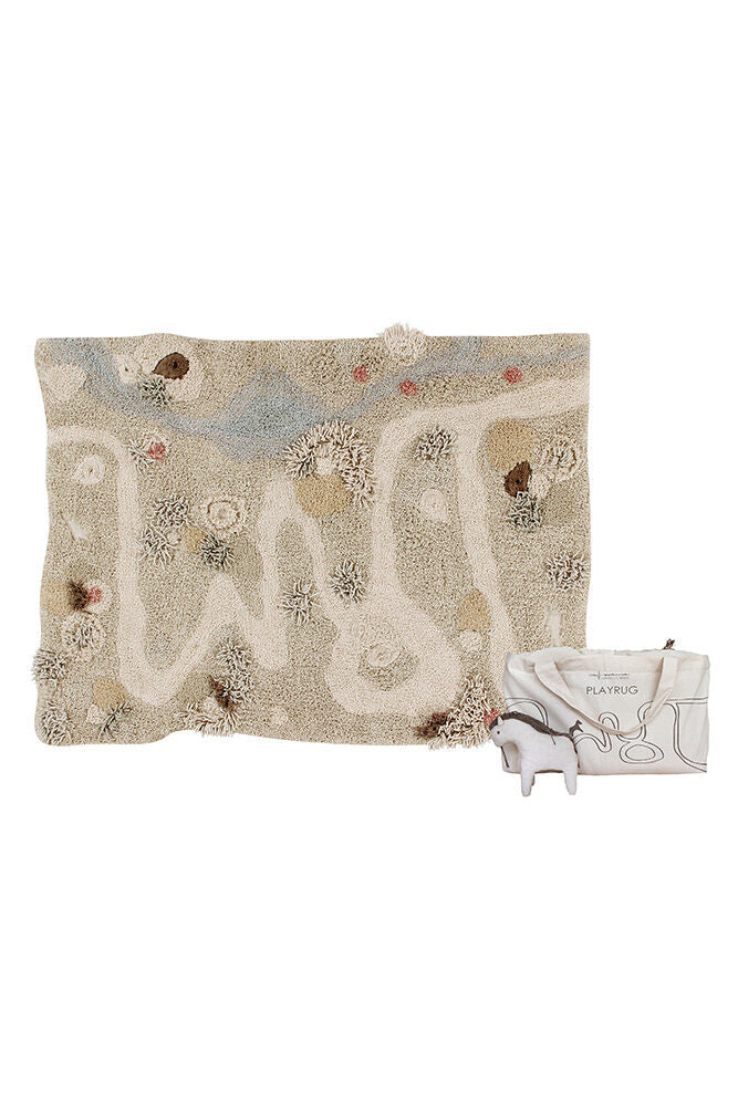 Lorena Canals Washable cotton rug - Mushroom Forest - 120x160cm