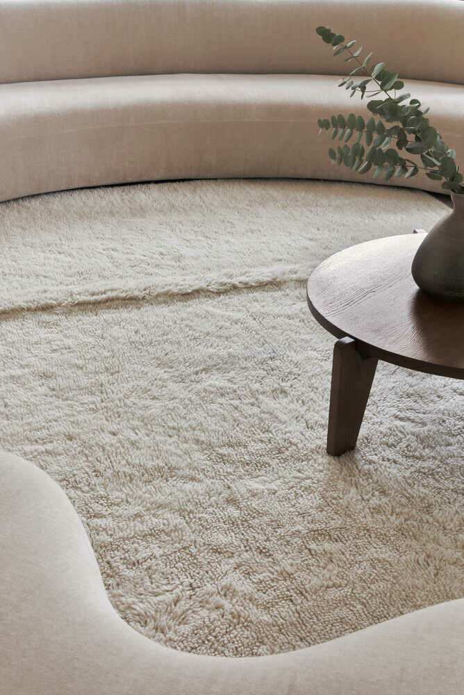 Lorena Canals Washable wool rug - Tundra Sheep White S - 80x140cm