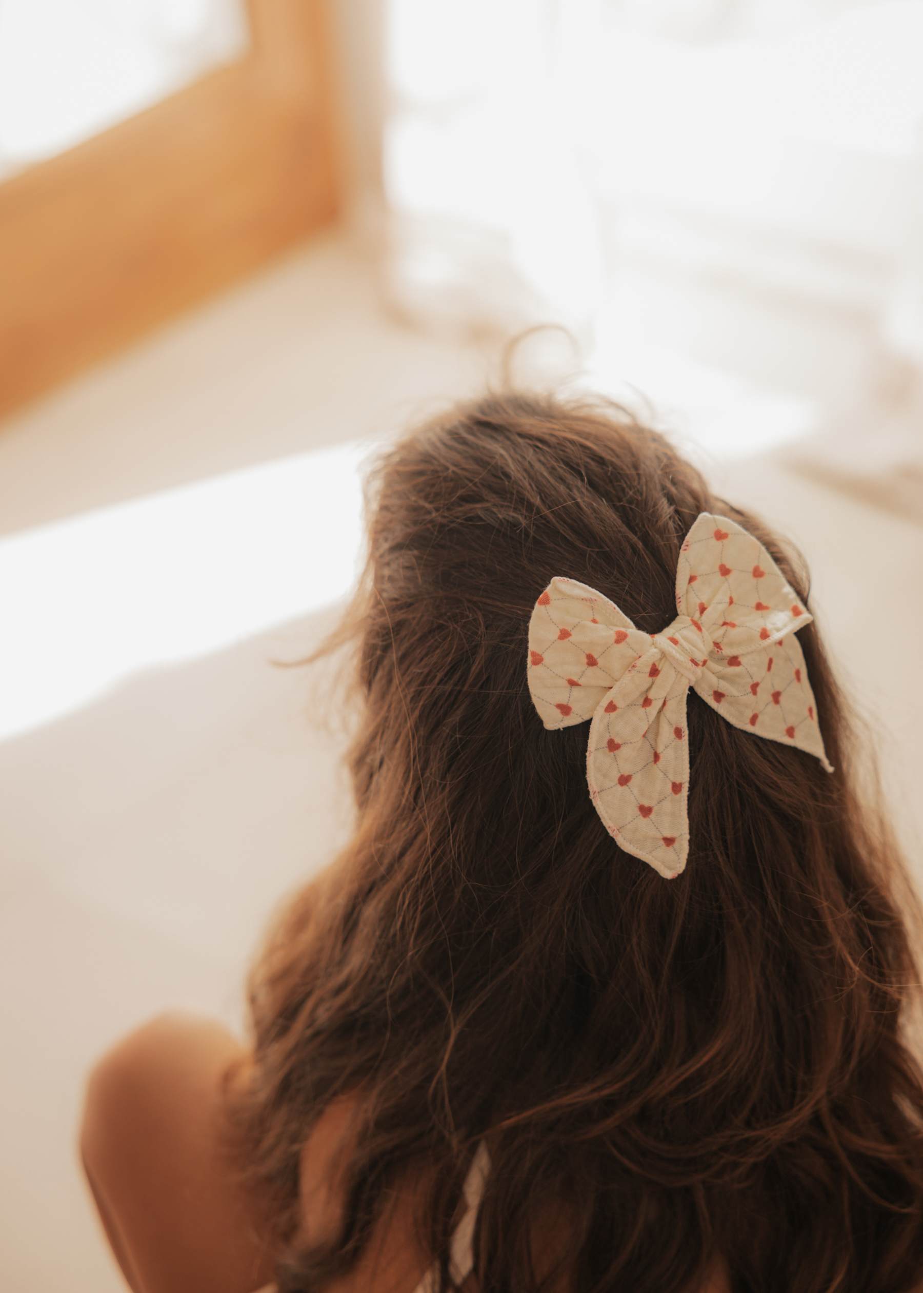 Mrs Ertha Scrunchies met strik - Lovely Roots