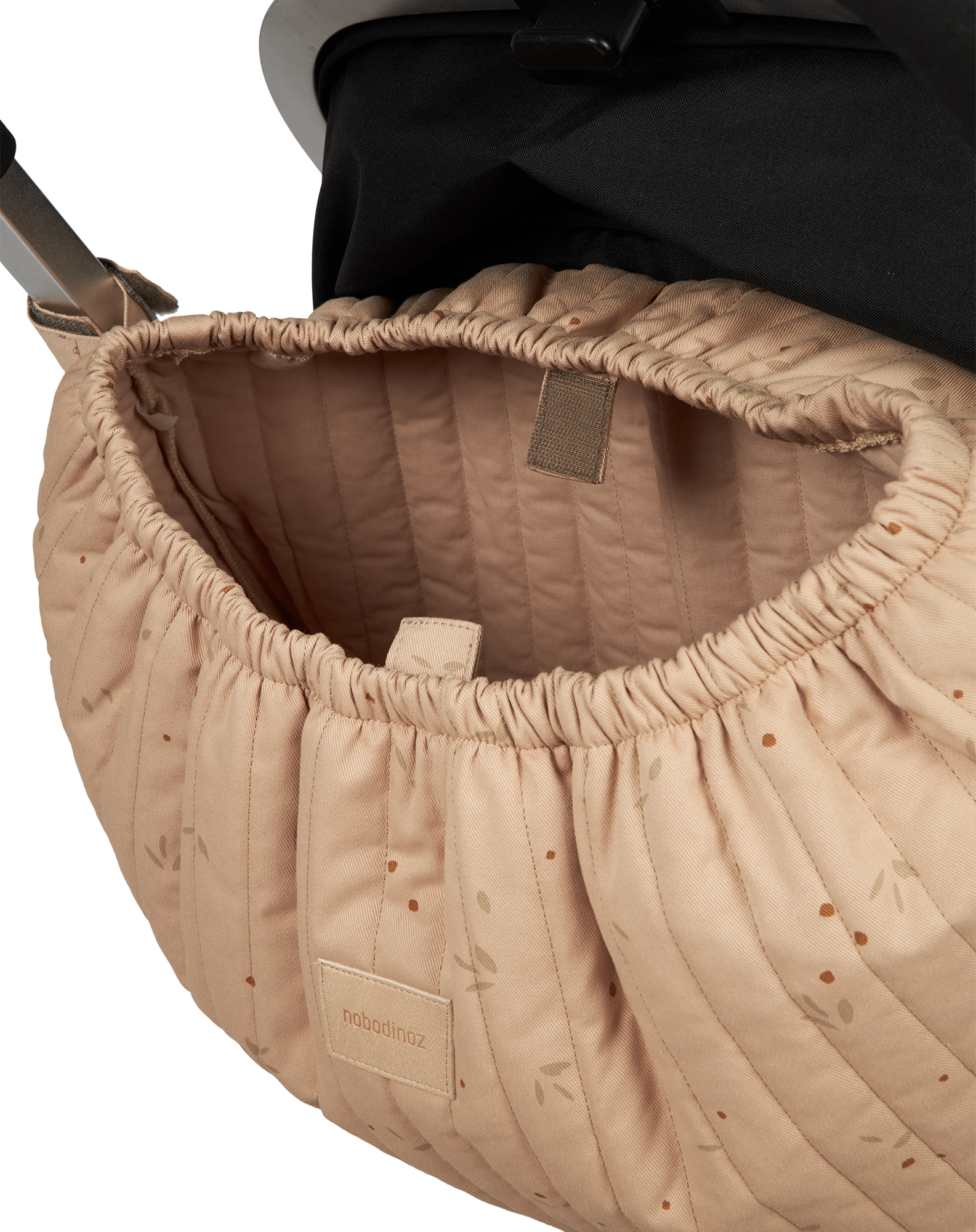 Nobodinoz Hyde Park Storage Bag - For stroller - Willow Dune - 50x42x10cm