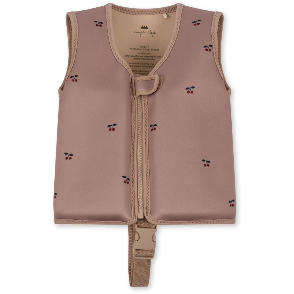 Konges Sløjd Neopreen Float Vest/Zwemvest/Drijfvest - Cherry