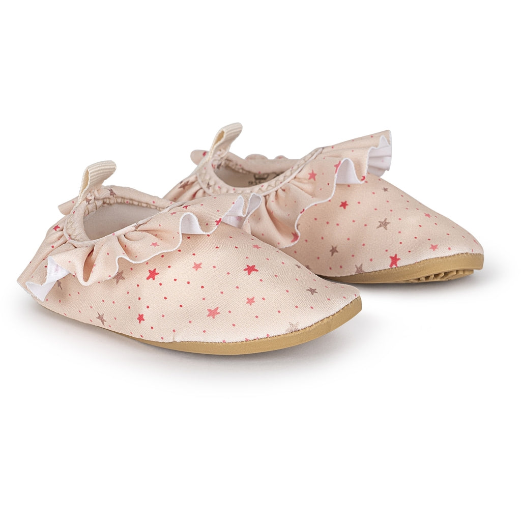 Konges Sløjd Frill Zwemschoenen / Turnpantoffel - Etoile pink sparkle - Zwemslof - Waterschoen - Anti-slip