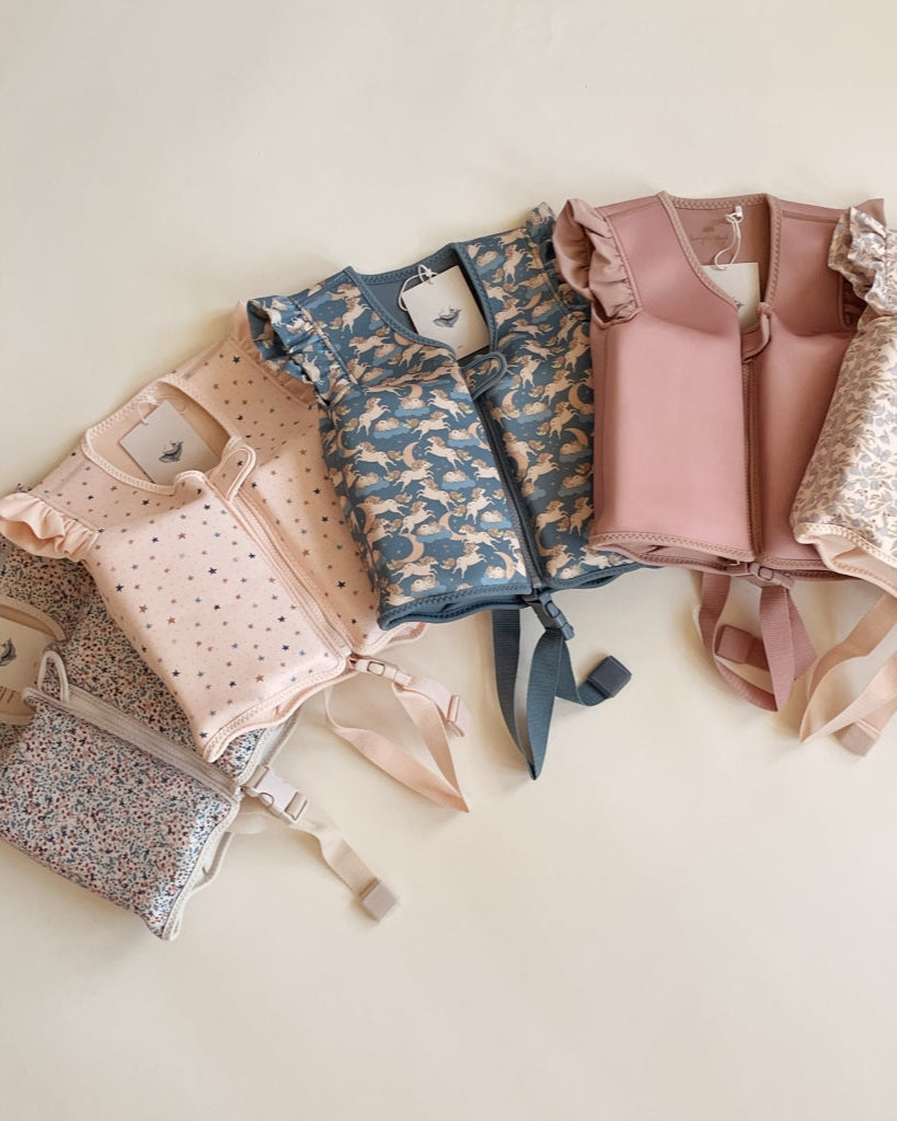 Konges Sløjd Gilet flottant en néoprène/gilet de sauvetage/gilet flottant – Licorne Bleu