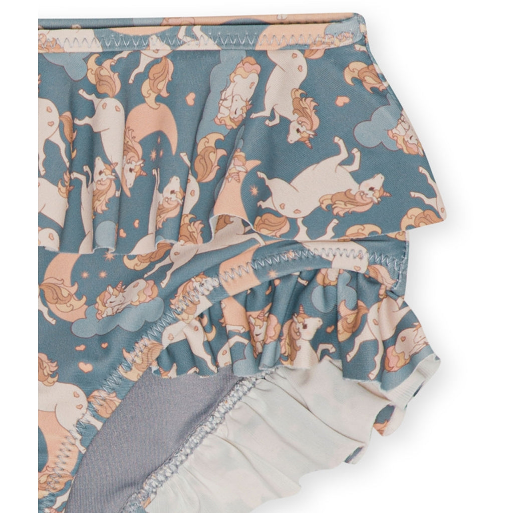 Konges Sløjd Manuca Frill bikini kind - Unicorn blue