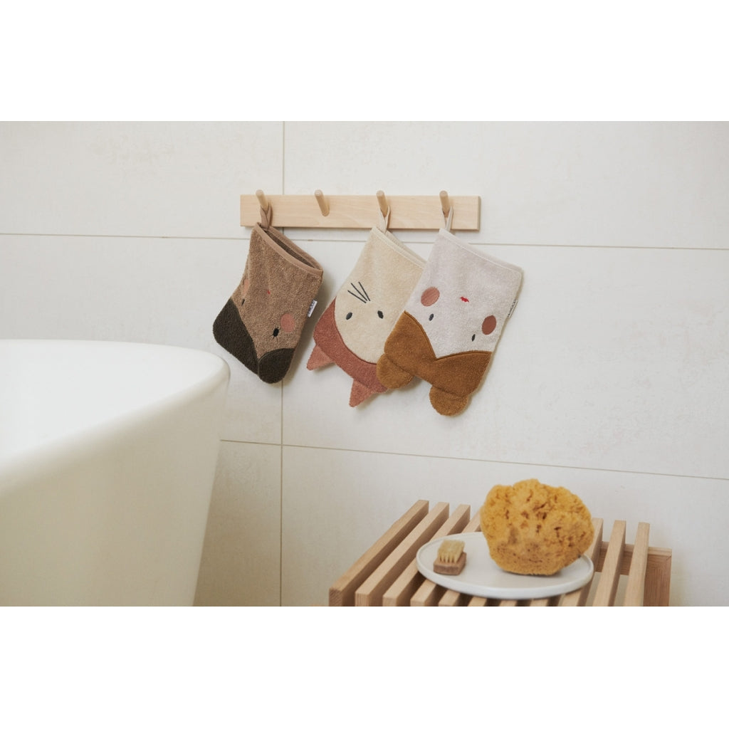 Liewood Sylvester washandjes 3 pack - Pop zand mix