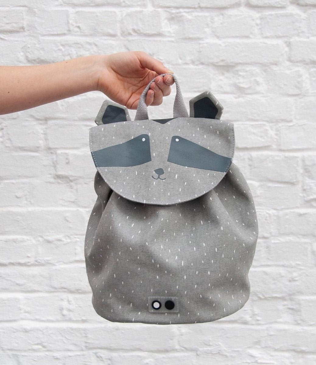 Trixie Sac à dos Mini M. Raton laveur - Gris