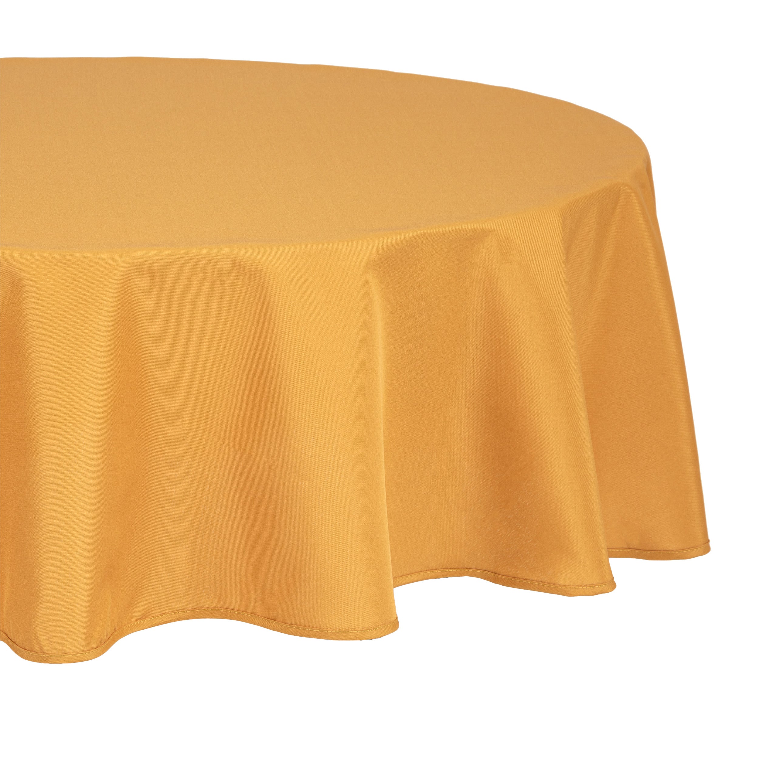 Nappe Ocre anti tache - Ronde - Dia 180 cm - Anti tache