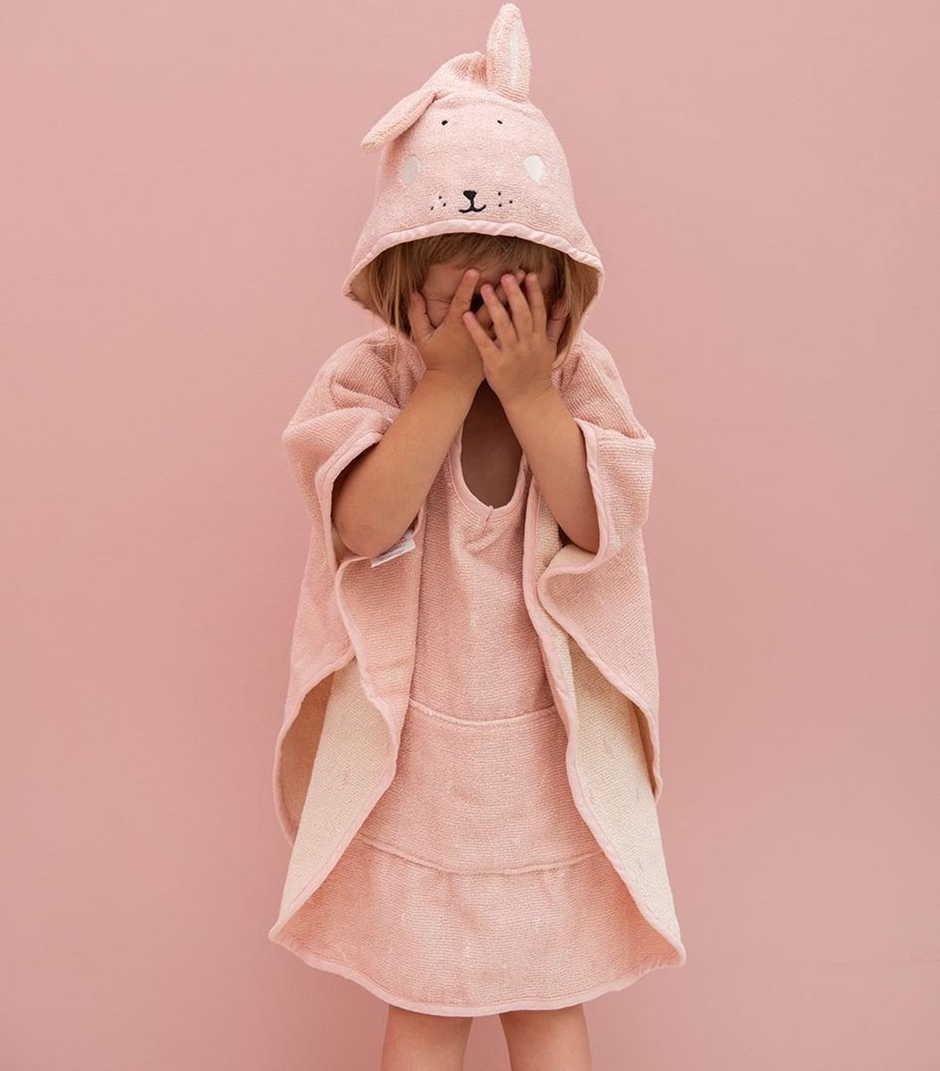 Trixie Poncho - Mrs. Rabbit Roze