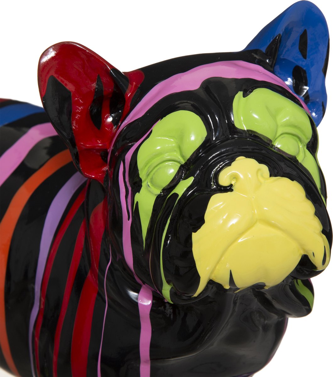 Atmosphera dog Large - black - statue - figurine - 34cm - Bulldog