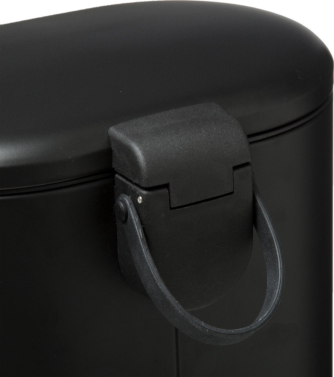 5Five Afvalemmer Softclose 6L - Zwart