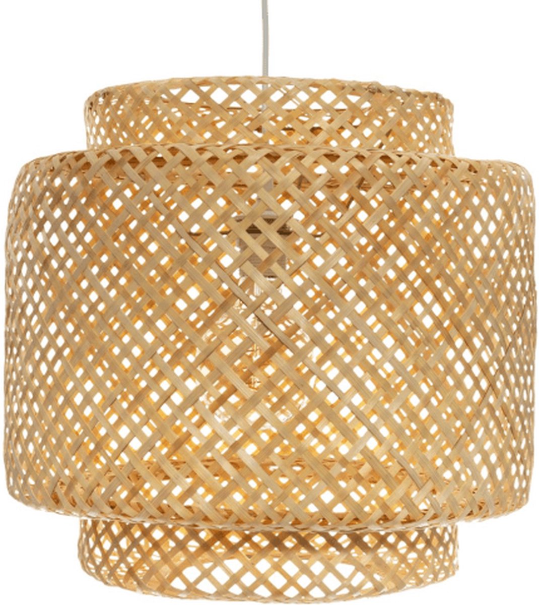 Atmosphera Hanglamp gevlochten Bamboe - 40 x 38 cm
