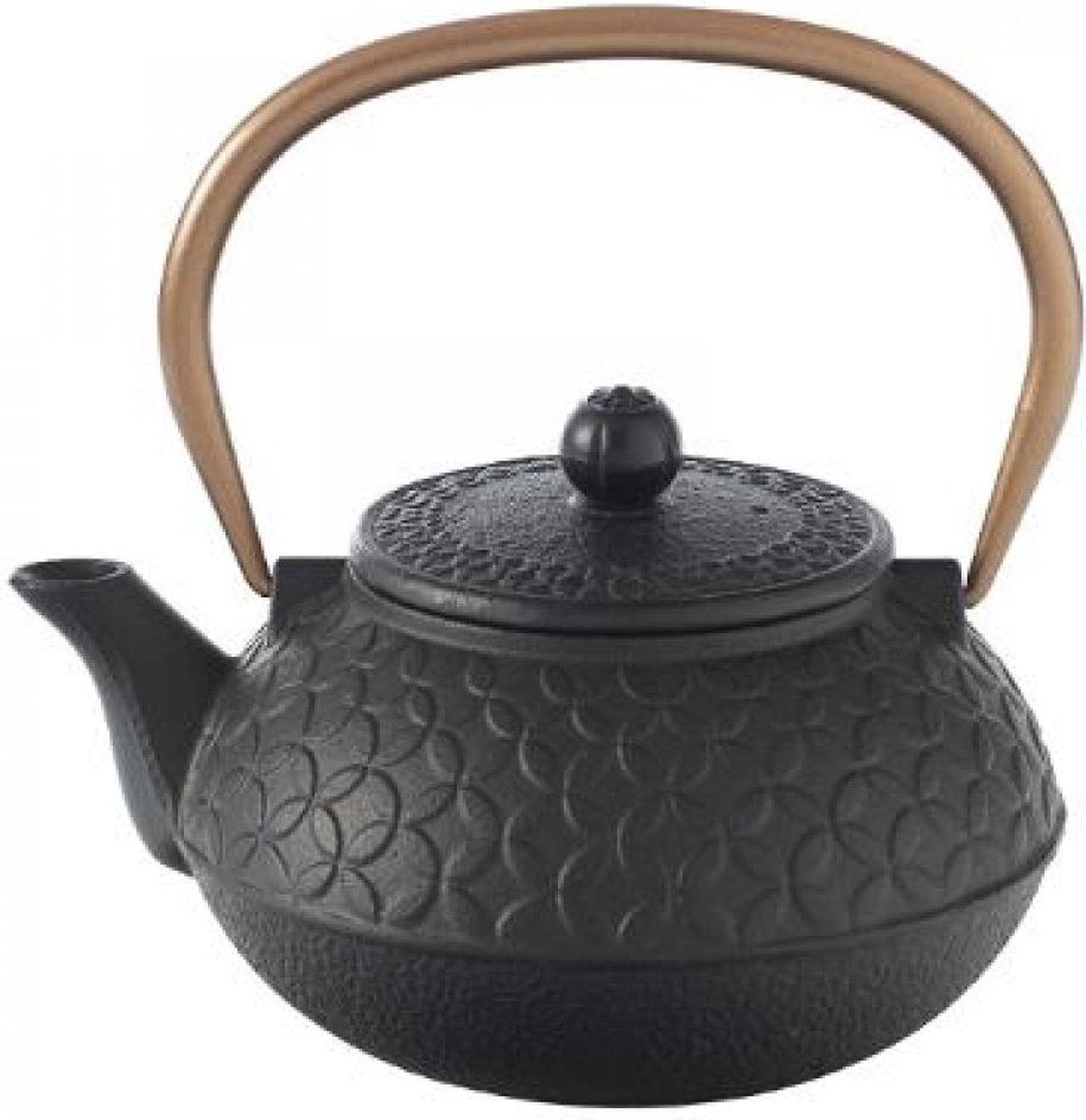 Secret de Gourmet Théière Cast iron teapot with copper handle