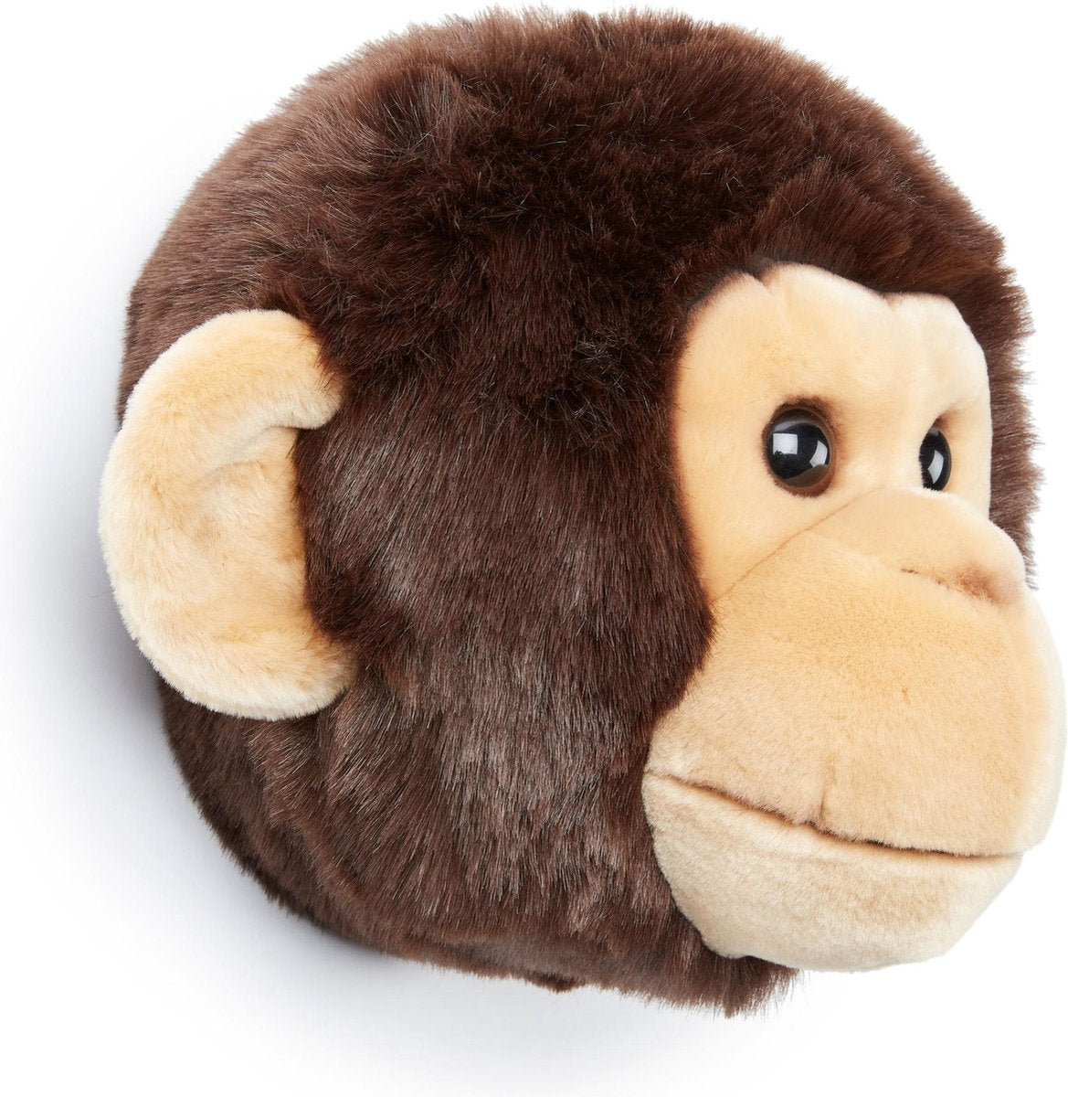 Wild &amp; Soft Joe animal head plush wall decoration - Monkey