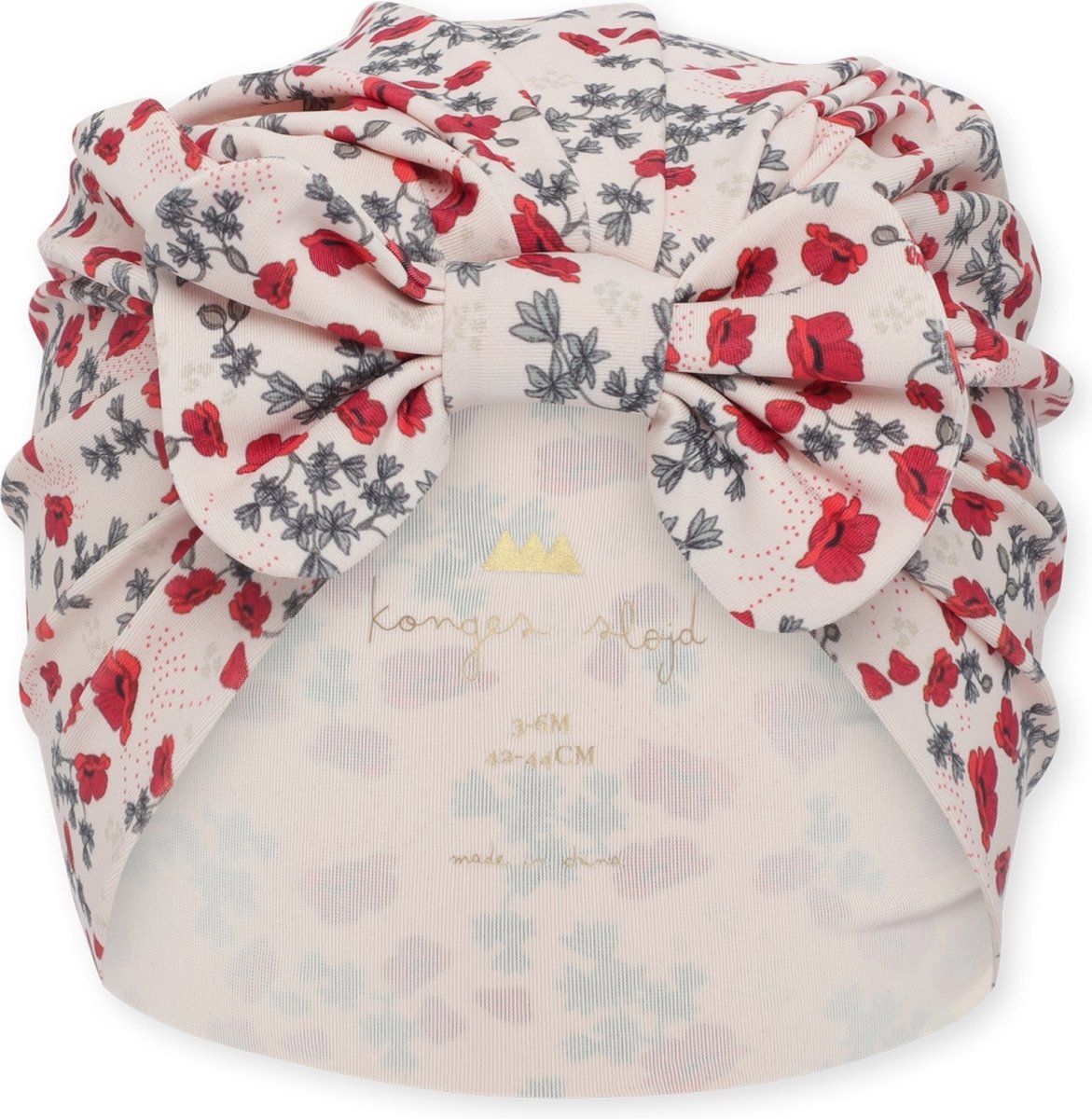 Konges Sløjd Poppy zwem turban 0/3 maand - UV hoed - Zonnehoed - Voor in het water - UV werend UPF 50+
