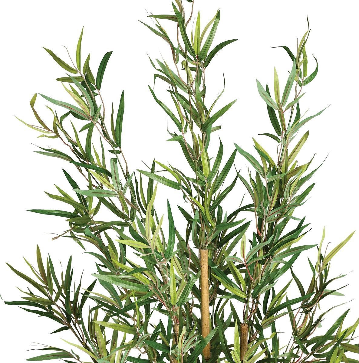 Atmosphera Plante artificielle bambou avec pot - H120 cm - Plante