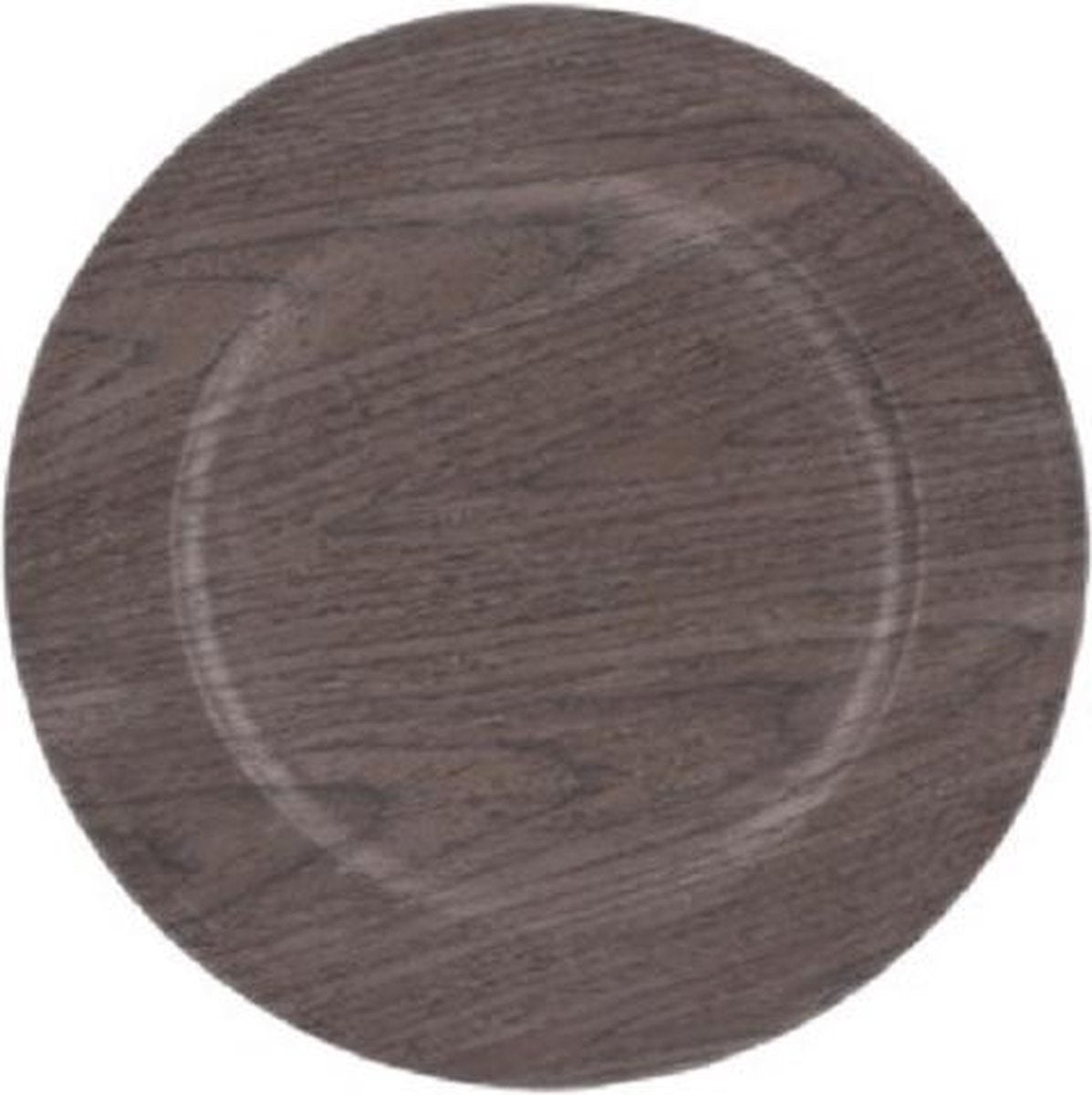 Sous-assiette de Noël aspect bois - 33 cm - Lot de 2 - Différentes couleurs