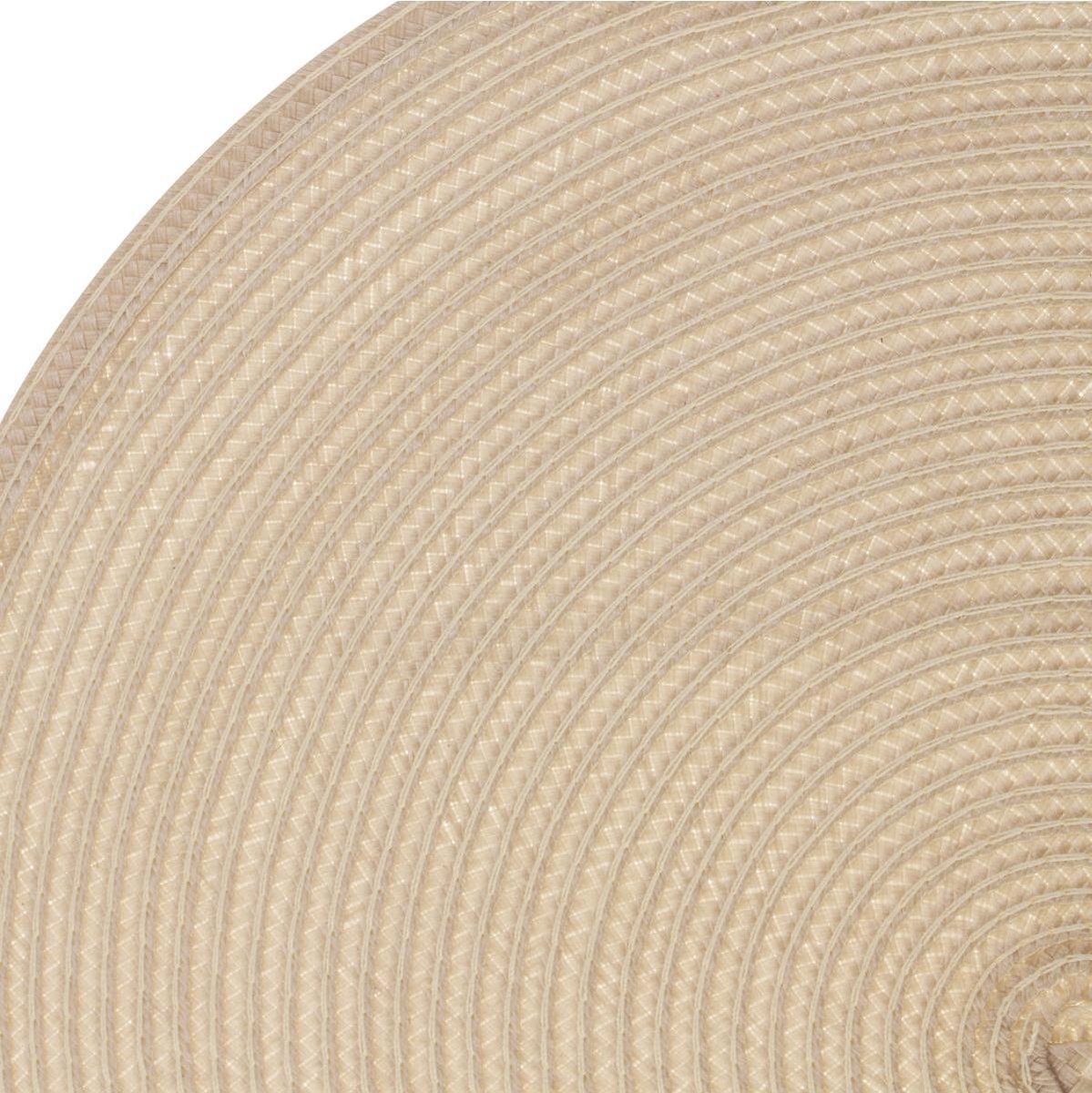 Atmosphera onderlegger Set van 4 - Beige - Gevlochten - Tafelonderlegger - Placemat