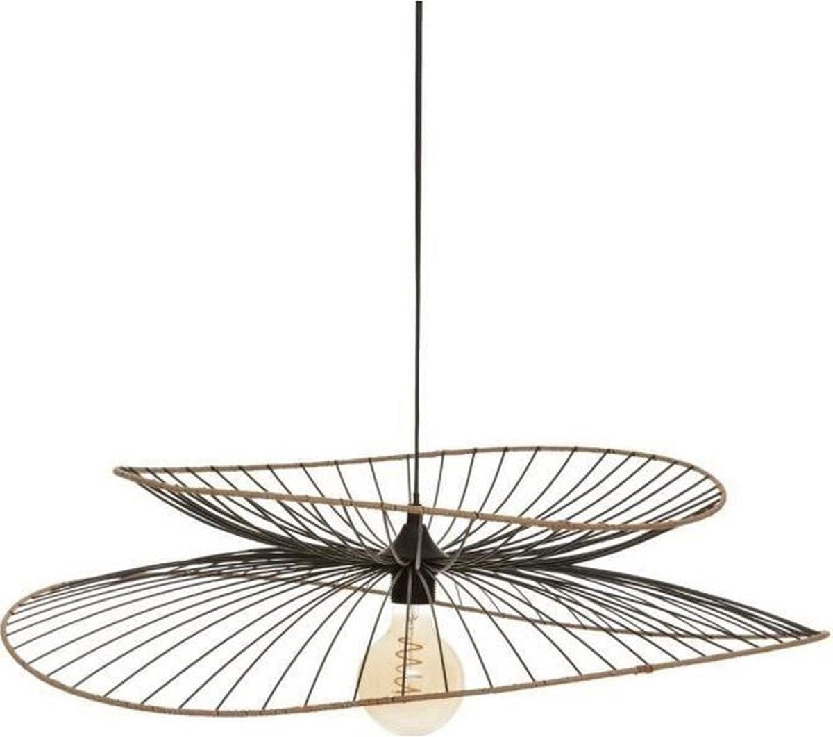 Hanging lamp ALARA - Black - 69.5 cm - Metal - E27