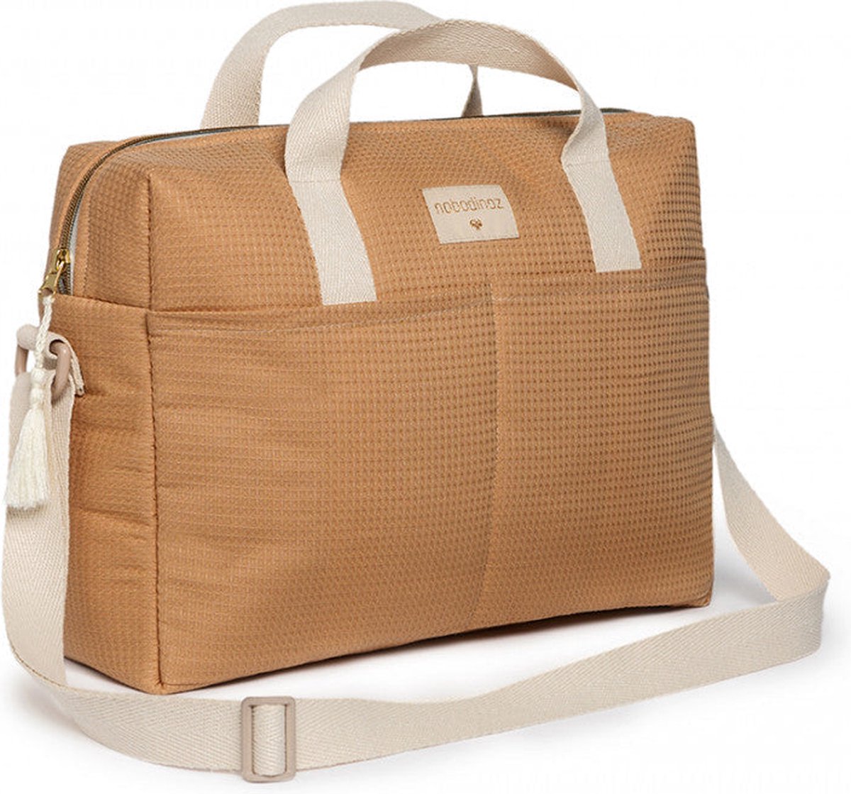 Nobodinoz Gala Sac à couches imperméable 35x27x14cm - Caramel