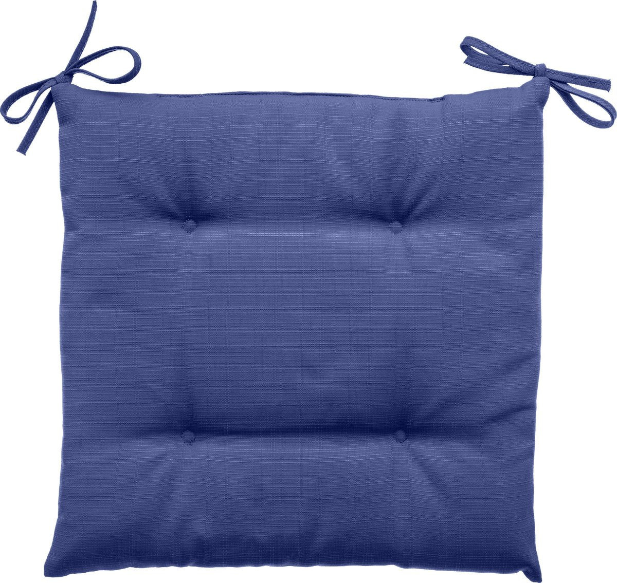 Hespéride Korai Coussin de chaise avec rubans - Déperlant - Housse amovible - 40x40cm - Lavande