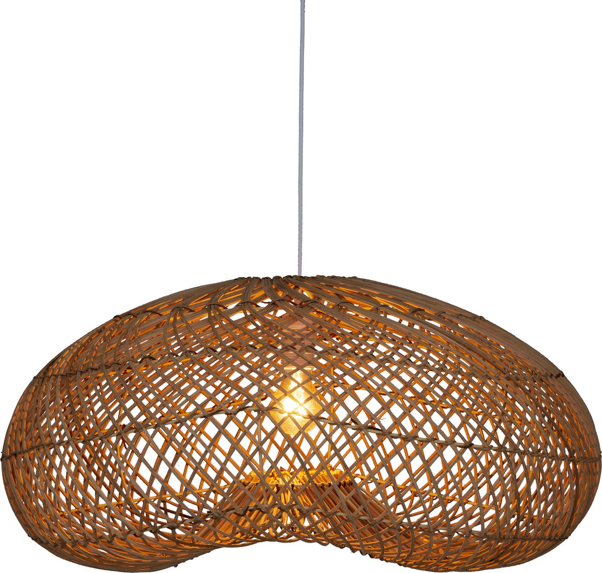Hanging lamp Jeny rattan natural - Dia 68 cm - E27