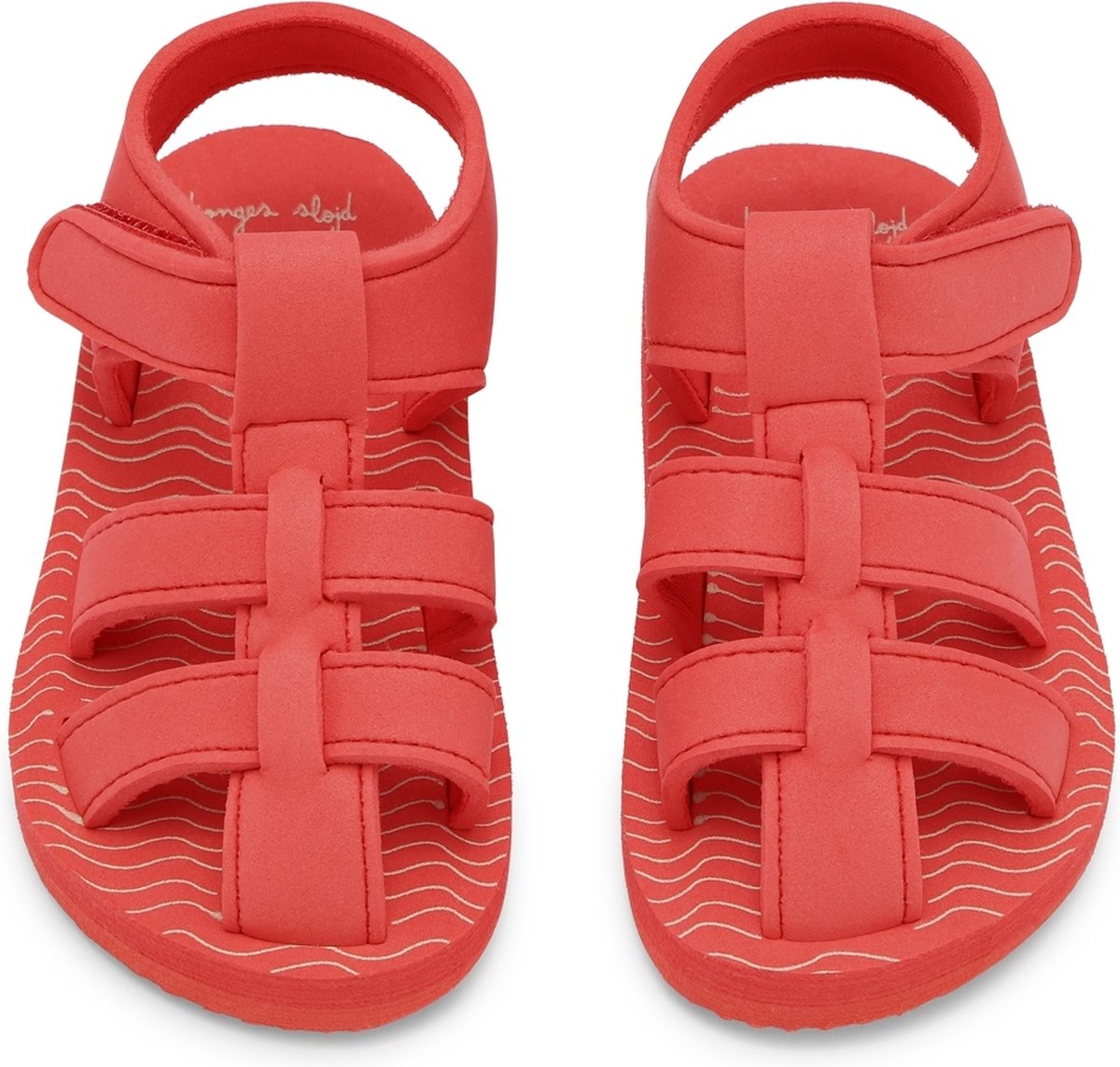Konges Slojd Zomersandalen - Fiery Red - Kindersandaal - Sandalen - Rood