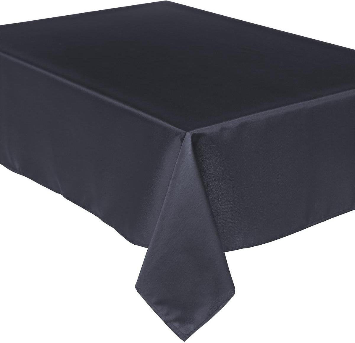 Atmosphera Tafelkleed linnen anti vlek - 150 x 300 cm - Anti vlekken - Donkergrijs
